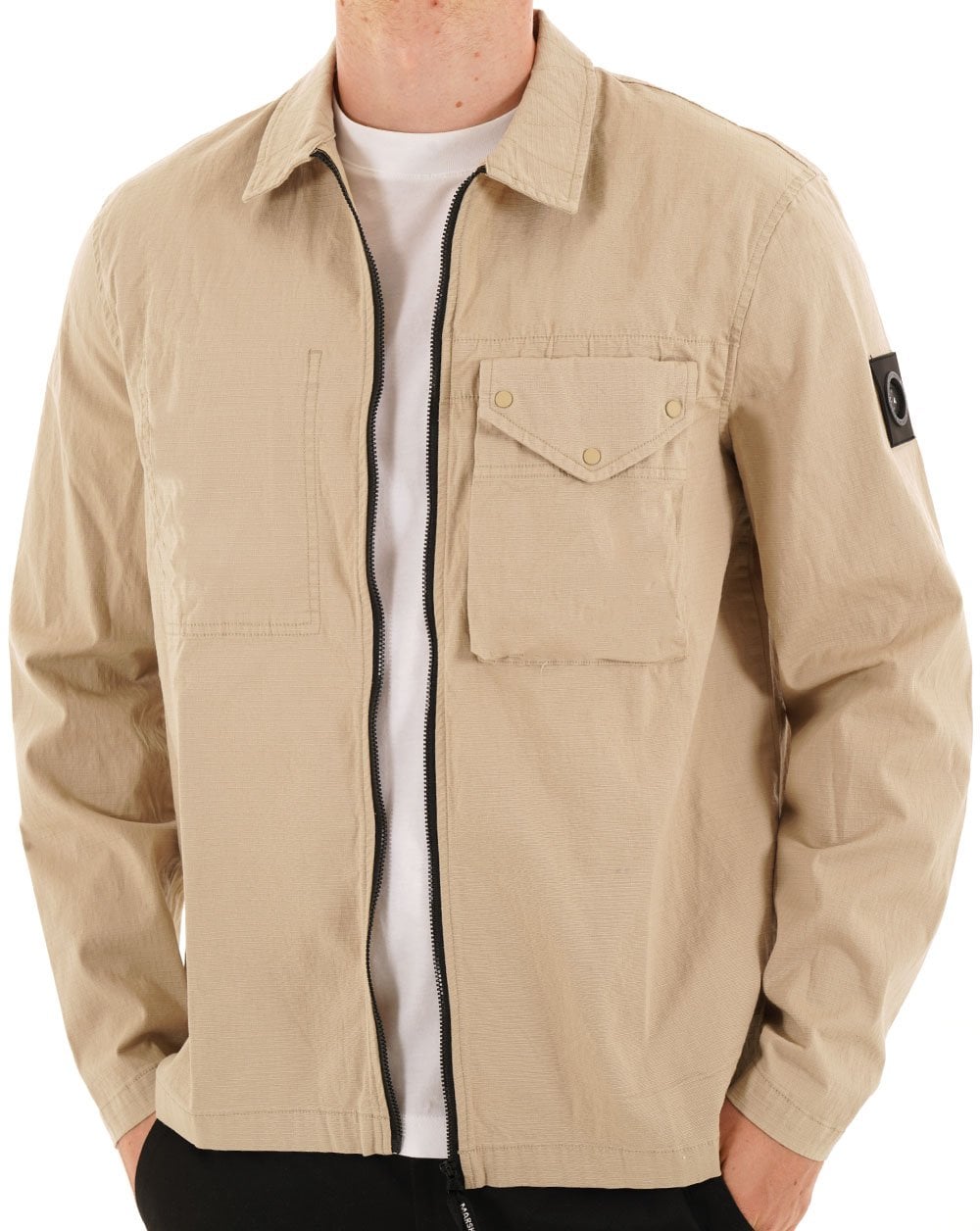 Marshall Artist Vena Overshirt Stone