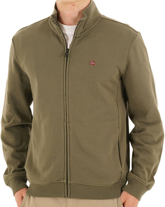 Napapijri Napapijri Balis Full Zip Sweatshirt Khaki