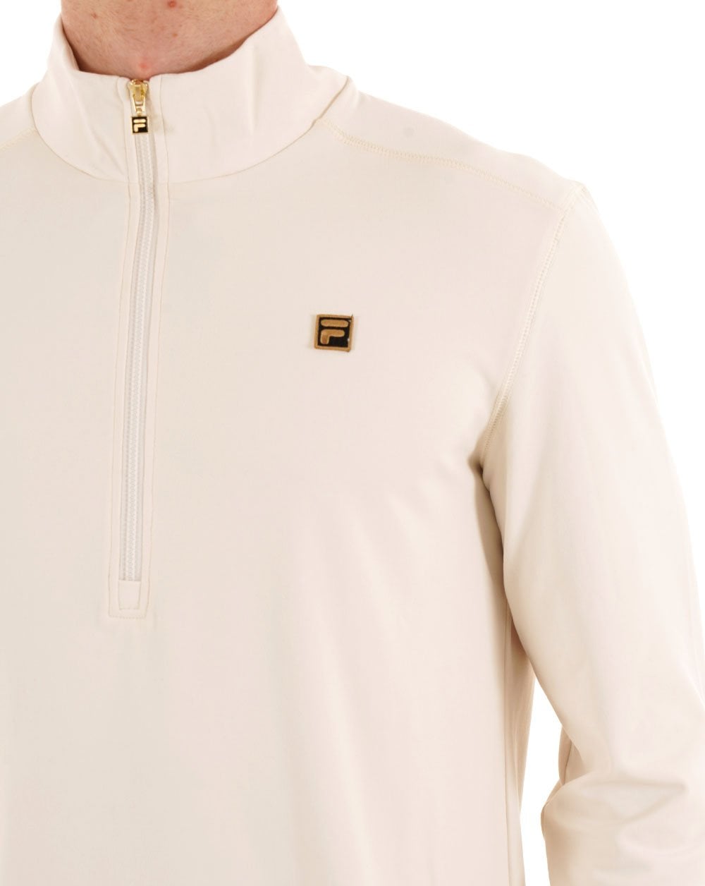 Fila Gold Half Zip Top Off White