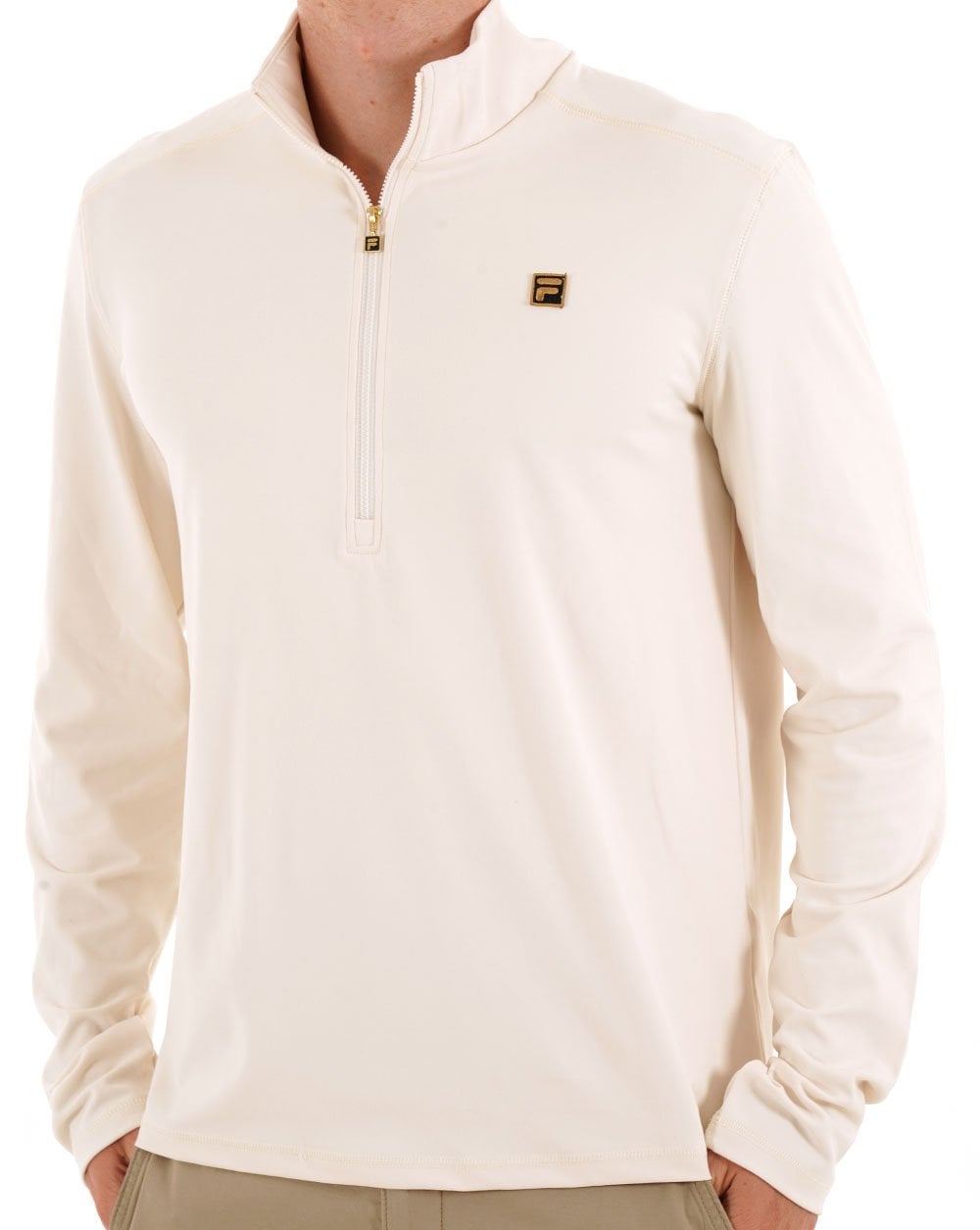Fila Gold Half Zip Top Off White