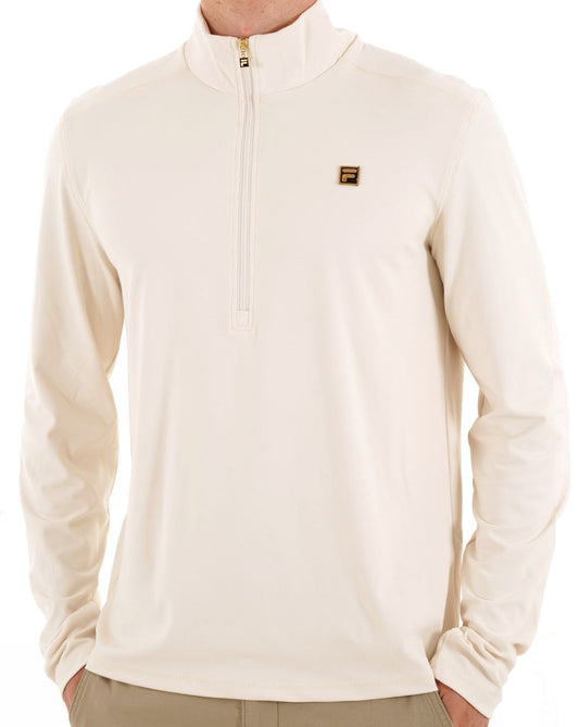 Fila Gold Half Zip Top Off White