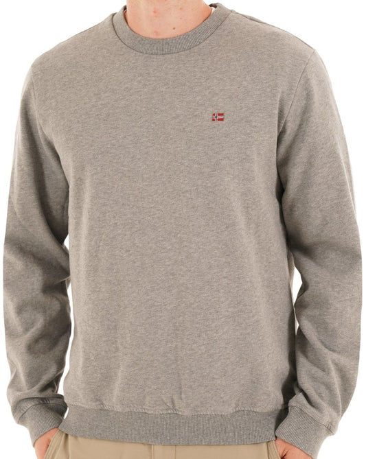 Napapijri Balis Crew Sweat Medium Grey Marl