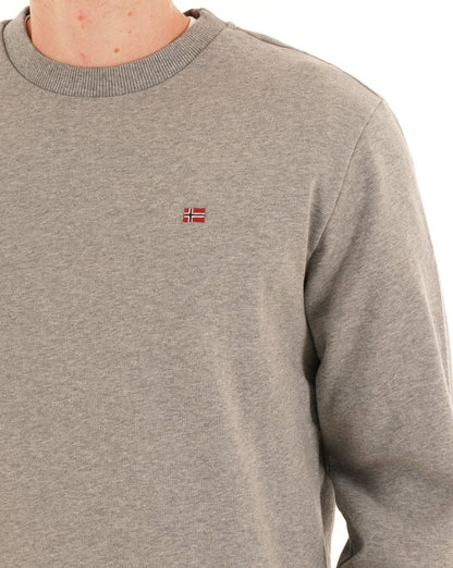Napapijri Balis Crew Sweat Medium Grey Marl