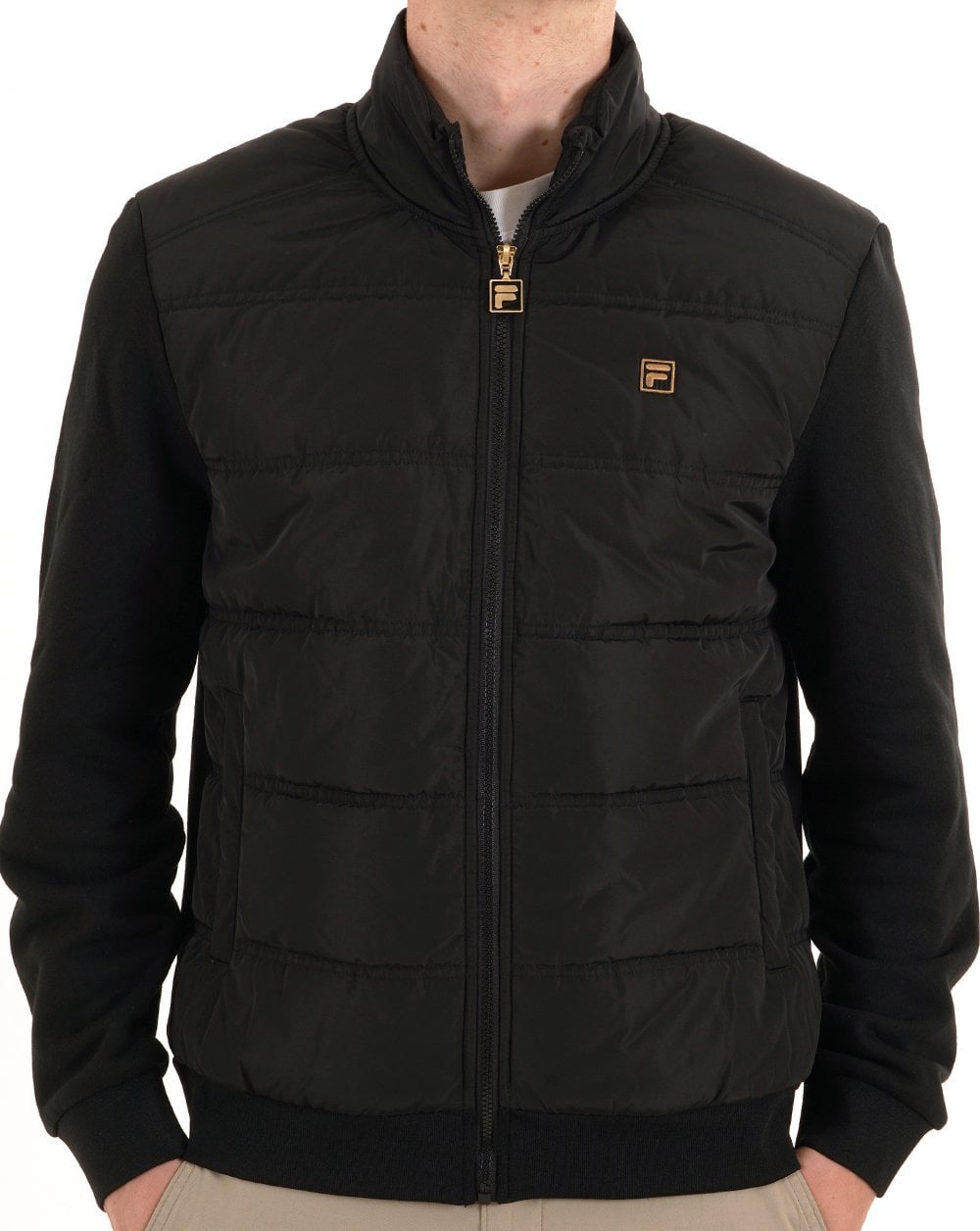 Fila Gold Padded Layer Jacket Black