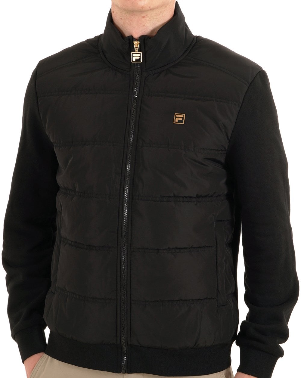 Fila Gold Padded Layer Jacket Black