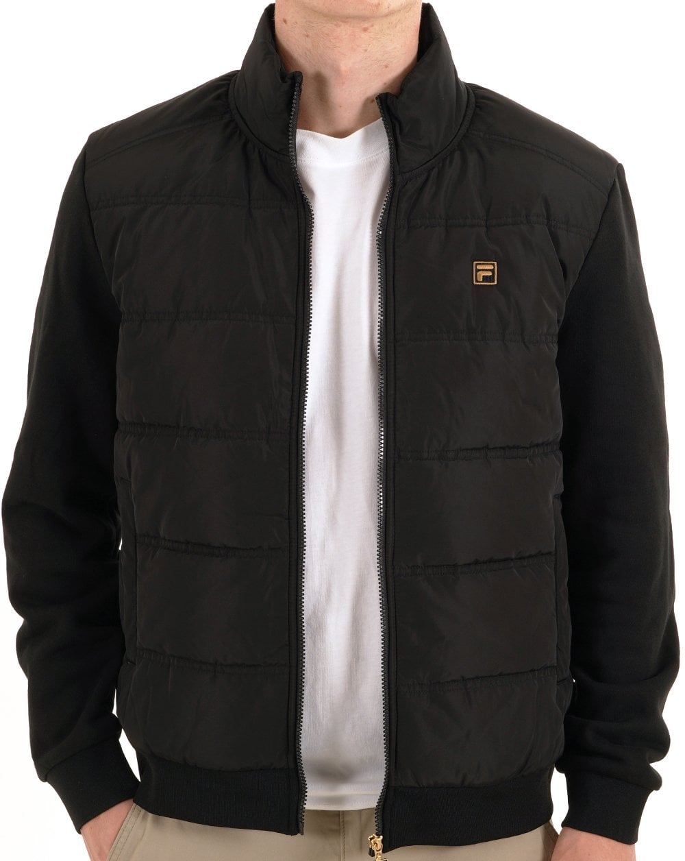 Fila Gold Padded Layer Jacket Black