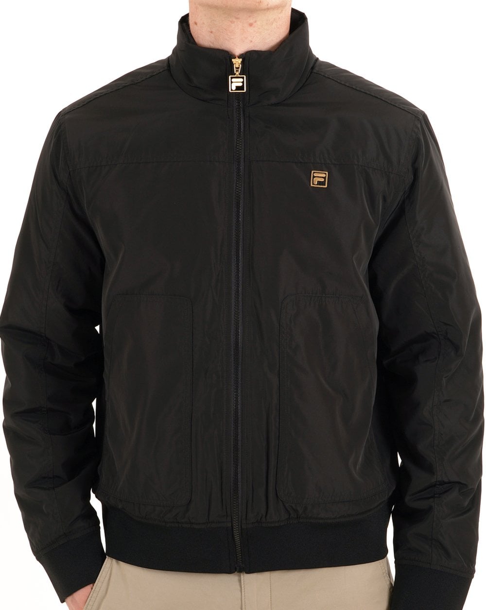 Fila Gold Etton Bomber Jacket Black