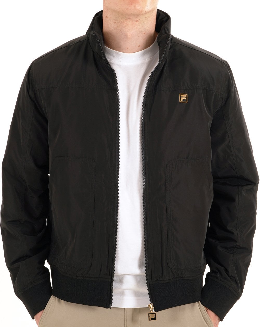 Fila Gold Etton Bomber Jacket Black