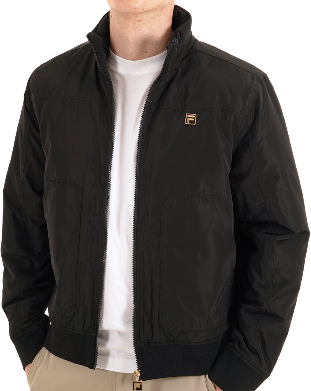 Fila Gold Etton Bomber Jacket Black
