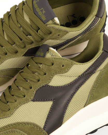 Diadora Race NY Trainers Olive Green Black
