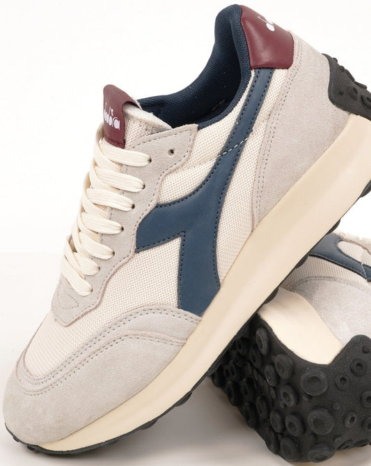 Diadora Race NY Trainers Off White - Navy - Burg