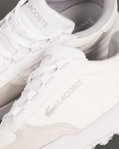 Lacoste Elite Active Evo Trainers White Light Grey
