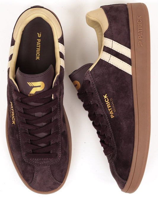 Patrick Patrick Monaco Trainers Brown Maroon Cream