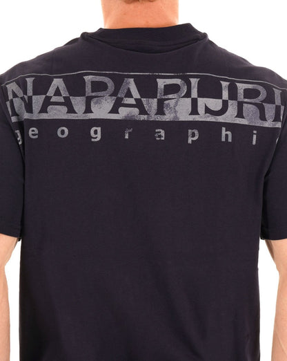 Napapijri Fanes T Shirt Navy Blue