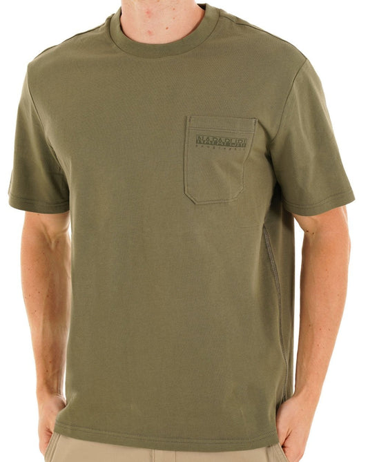 Napapijri Fanes T Shirt Tea Leaf