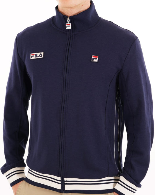 Fila Vintage Settanta Funnel Track Top Navy