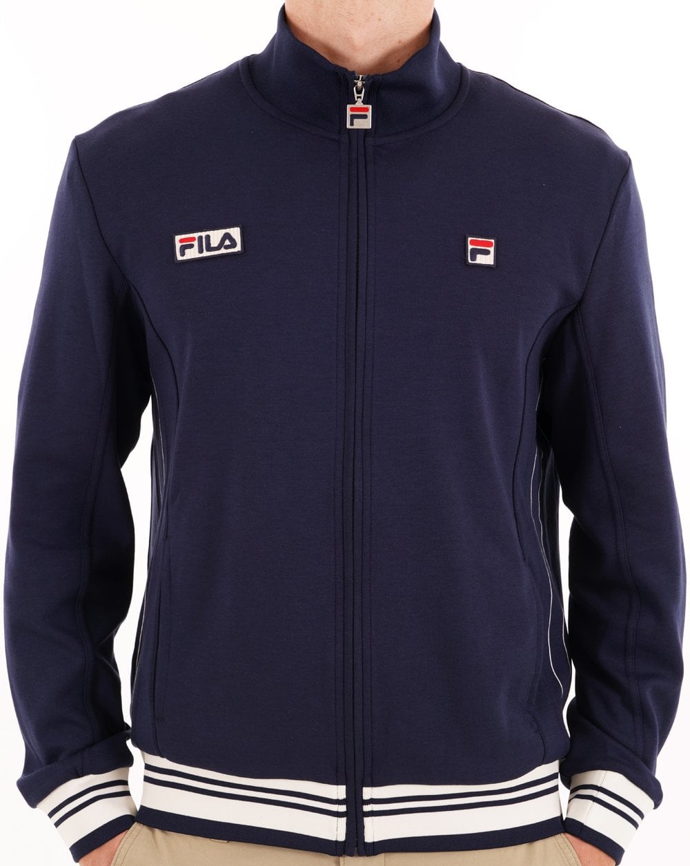 Fila Vintage Settanta Funnel Track Top Navy