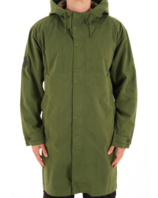 Pretty Green Feltham Parka Khaki Green
