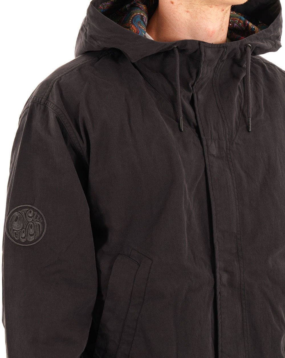 Pretty Green Feltham Parka Black