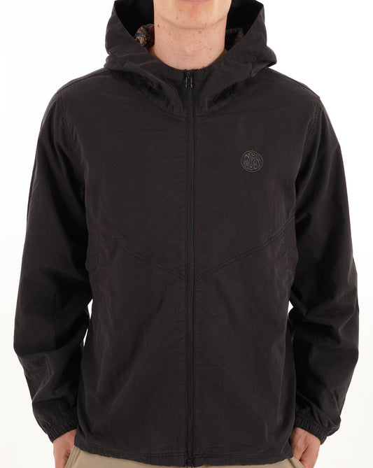 Pretty Green Feltham Hooded Jacket Black