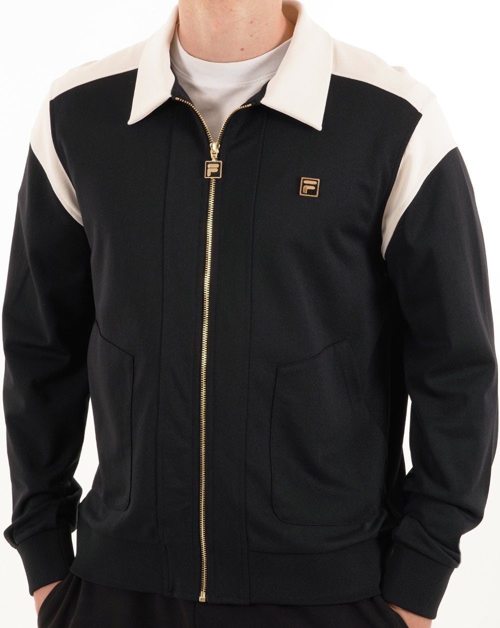 Fila Gold Morton Track Top Black/Tofu