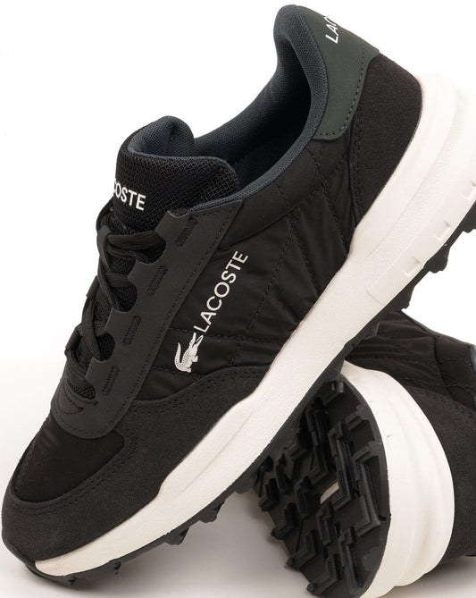 Lacoste Elite Active Evo Trainers Black/Dark Green