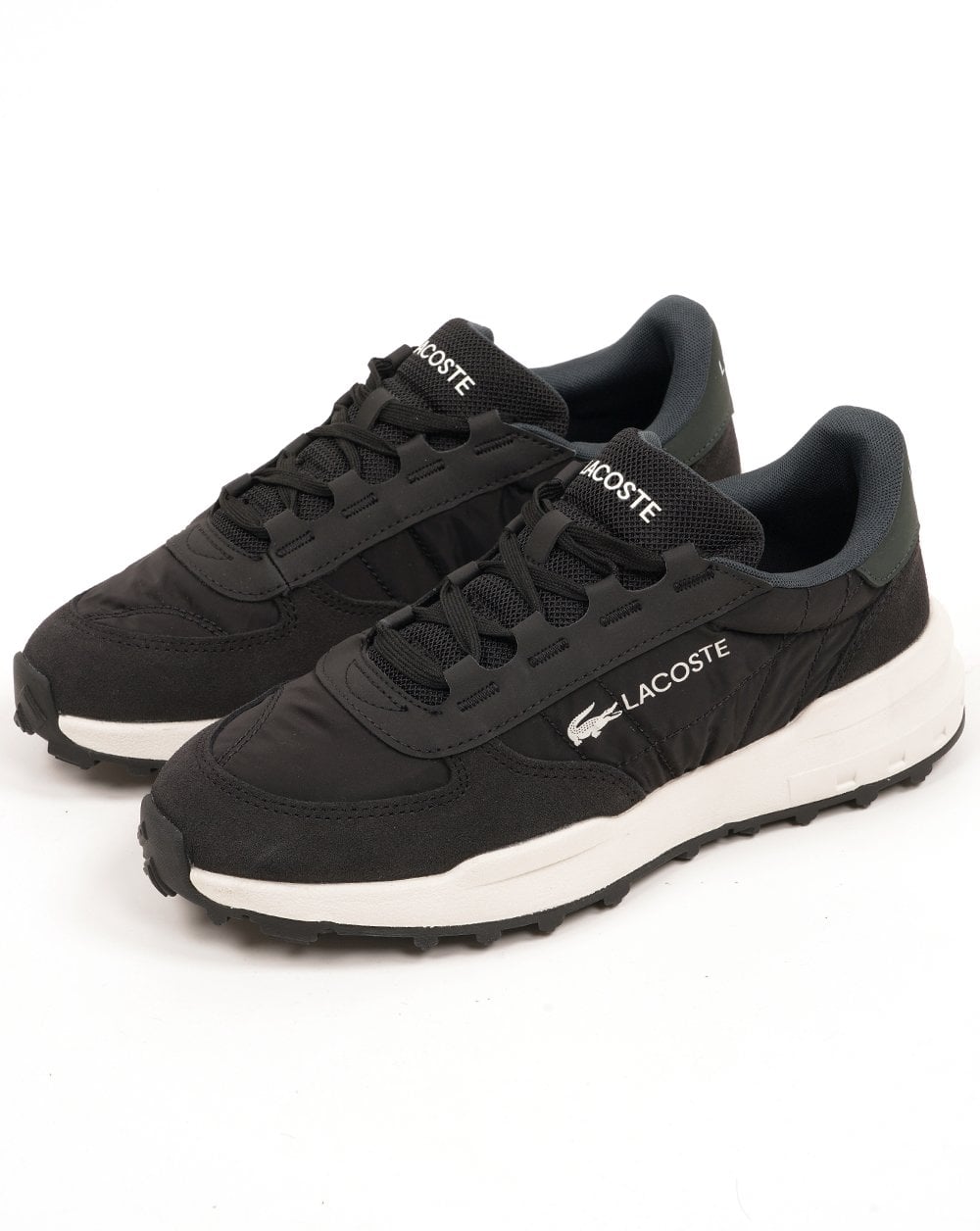 Lacoste Elite Active Evo Trainers Black/Dark Green