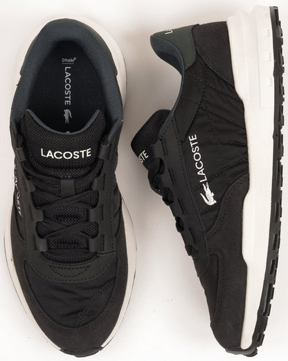 Lacoste Elite Active Evo Trainers Black/Dark Green