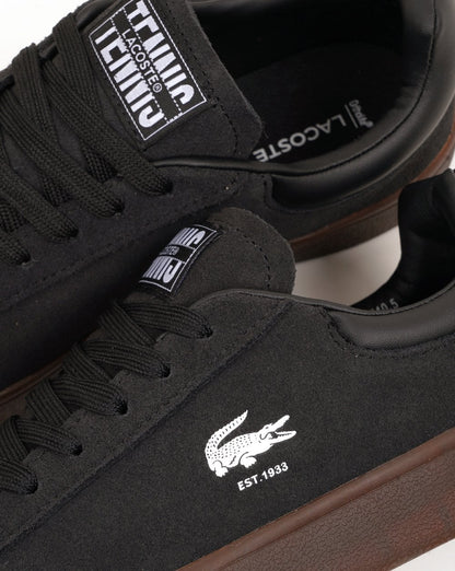 Lacoste Baseshot Trainers Black/Dark Gum