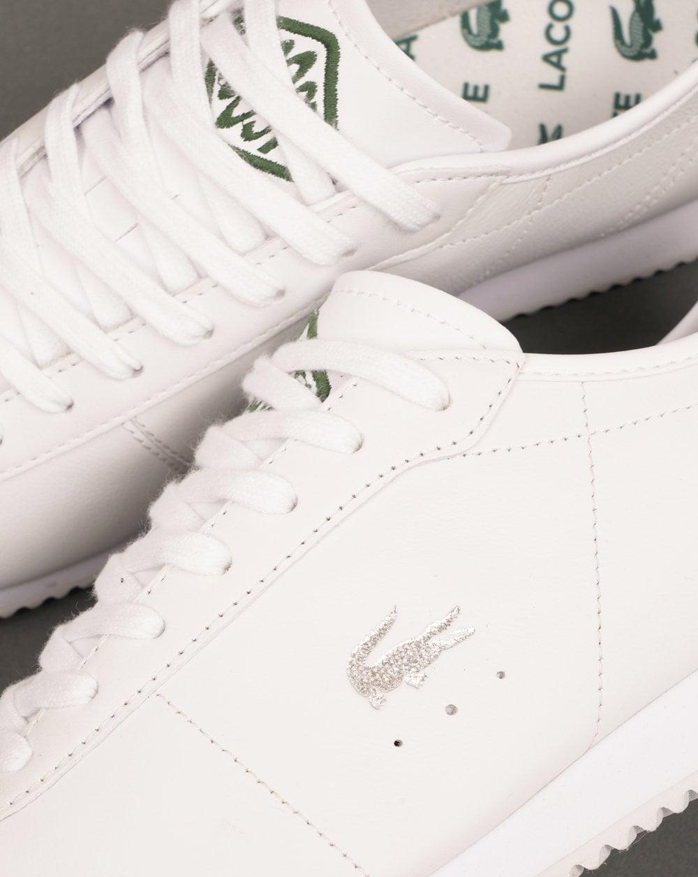 Lacoste Club Low Leather Trainers White