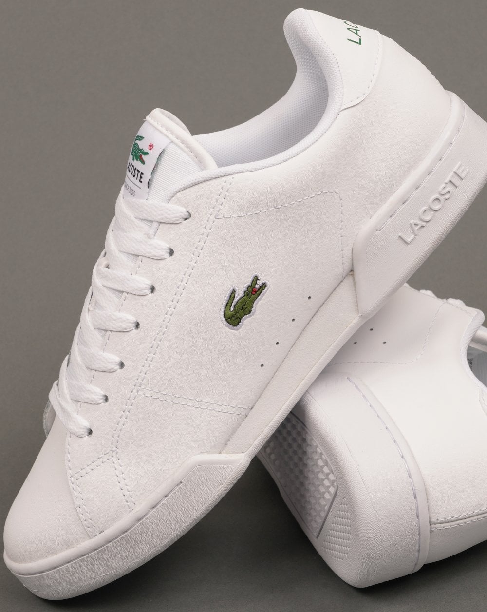 Lacoste Carnaby Cup Leather Trainers White/White