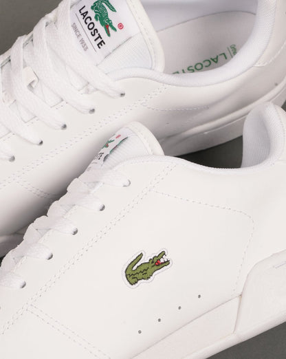 Lacoste Carnaby Cup Leather Trainers White/White