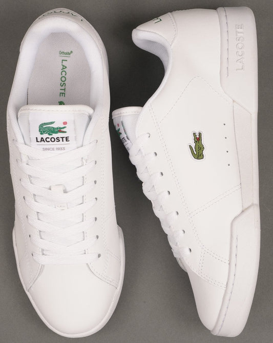 Lacoste Carnaby Cup Leather Trainers White/White