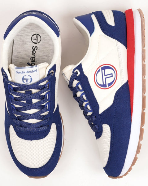 Sergio Tacchini Venezia Trainers White / Blue / Red