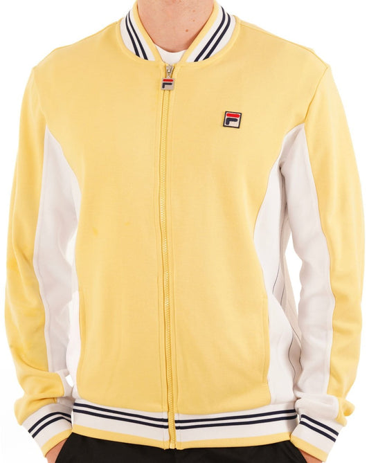 Fila Vintage MK1 Settanta Track Top Yellow/White