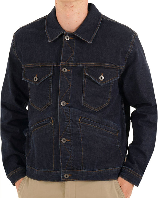 Pretty Green Parthian Denim Jacket Blue
