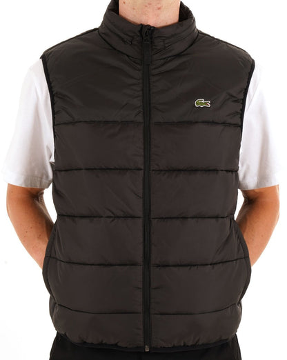 Lacoste Water Repellent Gilet Black