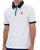 Fila Vintage BB1 Polo Shirt White/Navy/Green