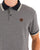 Trojan Jacquard Polo Navy