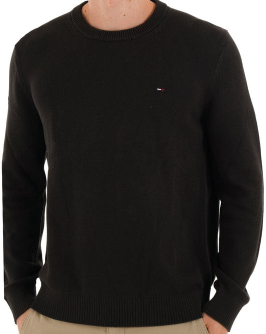 Tommy Jeans Essential Crew Jumper Black