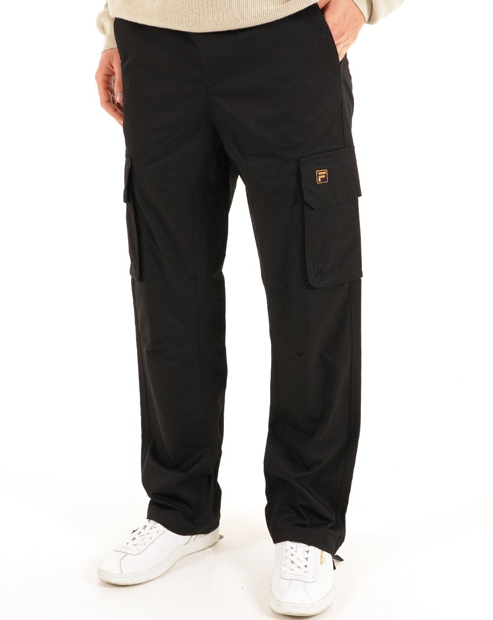 Fila Gold Oscar Cargo Pants Black