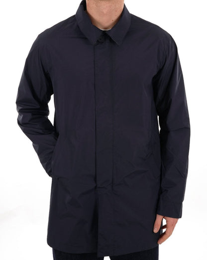 Aquascutum Packable Trench Coat Navy