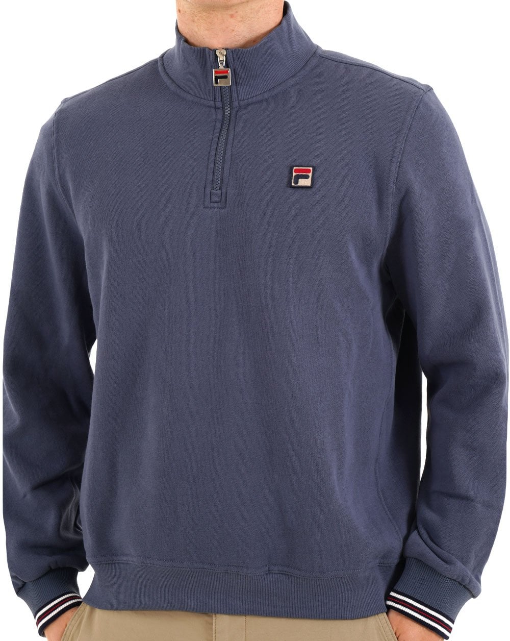 Fila Vintage 1/4 Zip Sweat Vintage Navy