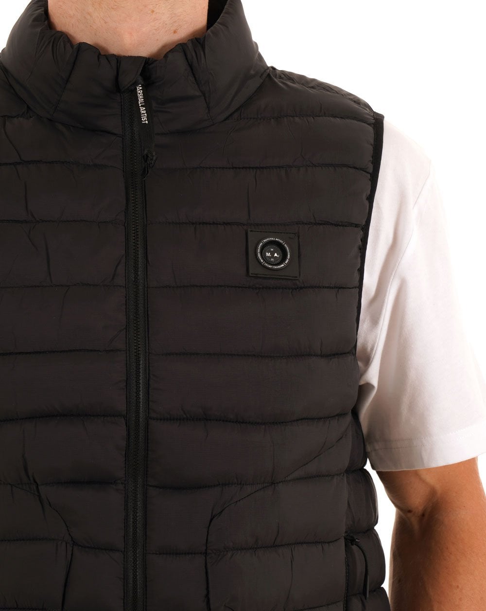 Marshall Artist Oakdale Bubble Vest Black