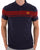Sergio Tacchini Young Line Polo Shirt Navy Dark Red