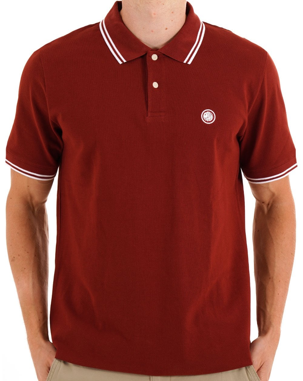 Pretty Green Barton Polo Shirt Burgundy