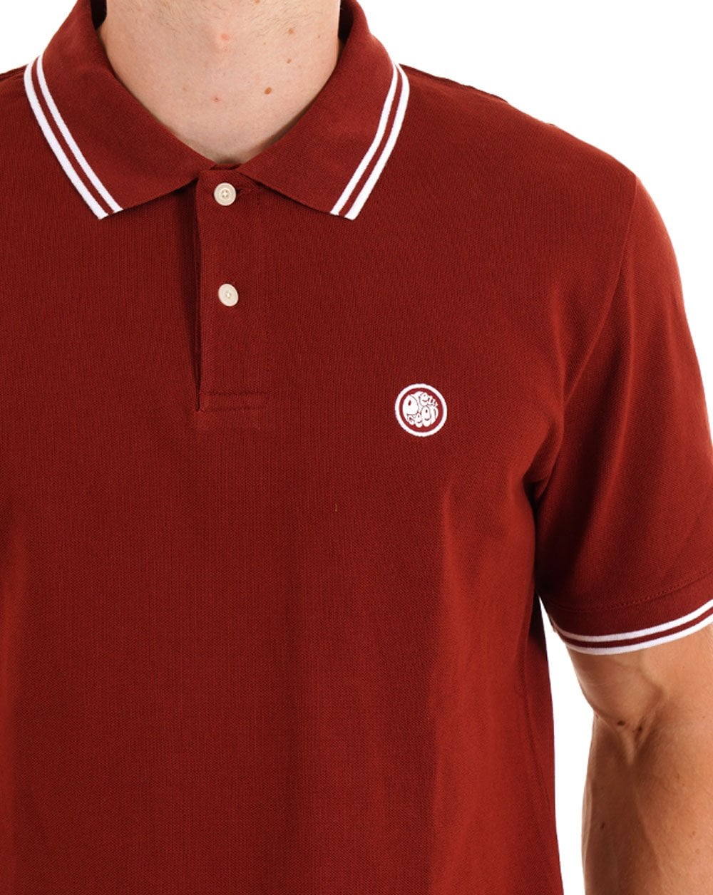 Pretty Green Barton Polo Shirt Burgundy