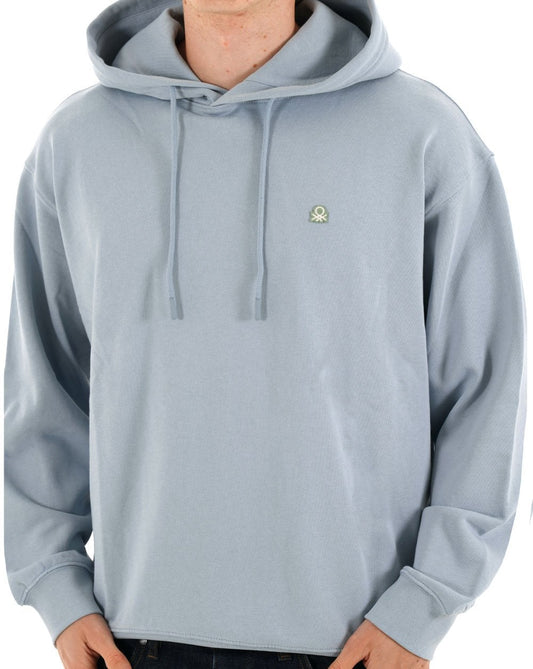 Benetton Overhead Hoody Soft Blue