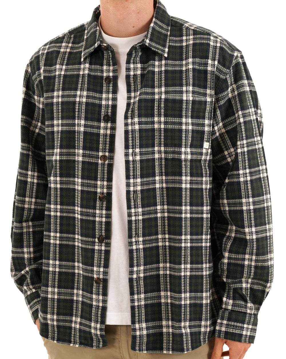 Farah Hardaker LS Check Shirt Rosemary