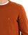 Farah Maidstone Crew Knit Burnt Orange